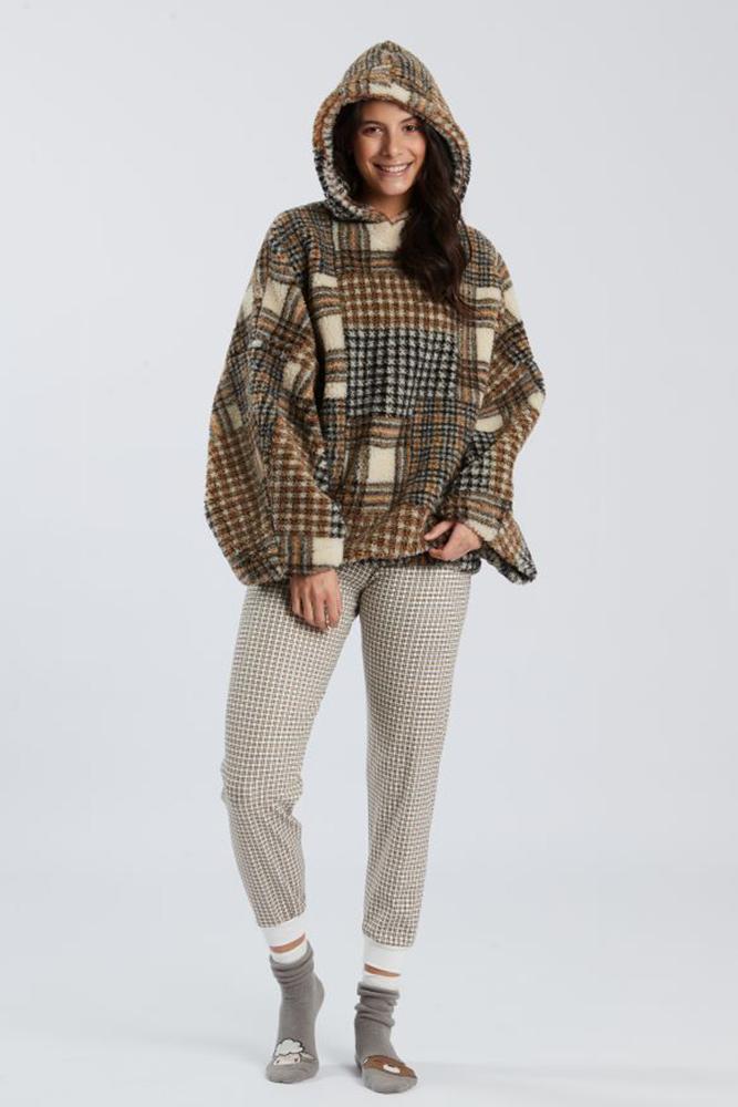 VESTAGLIA DONNA BEIGE 6497 2990 HAPPY PEOPLE